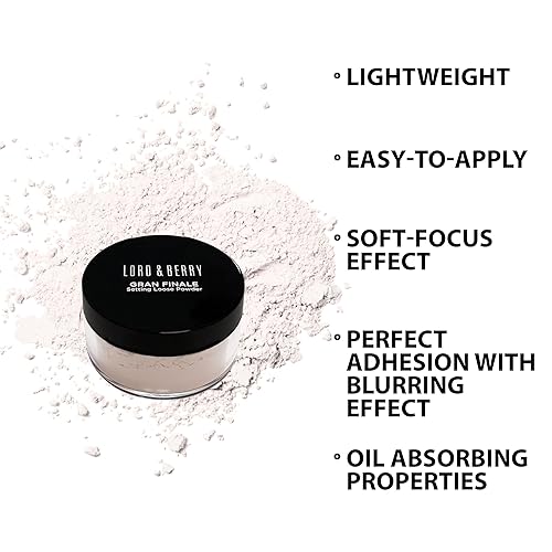 Miniatura 2 de Lord & Berry Gran Finale - Polvo suelto fijador, translúcido, 0.28 onzas.