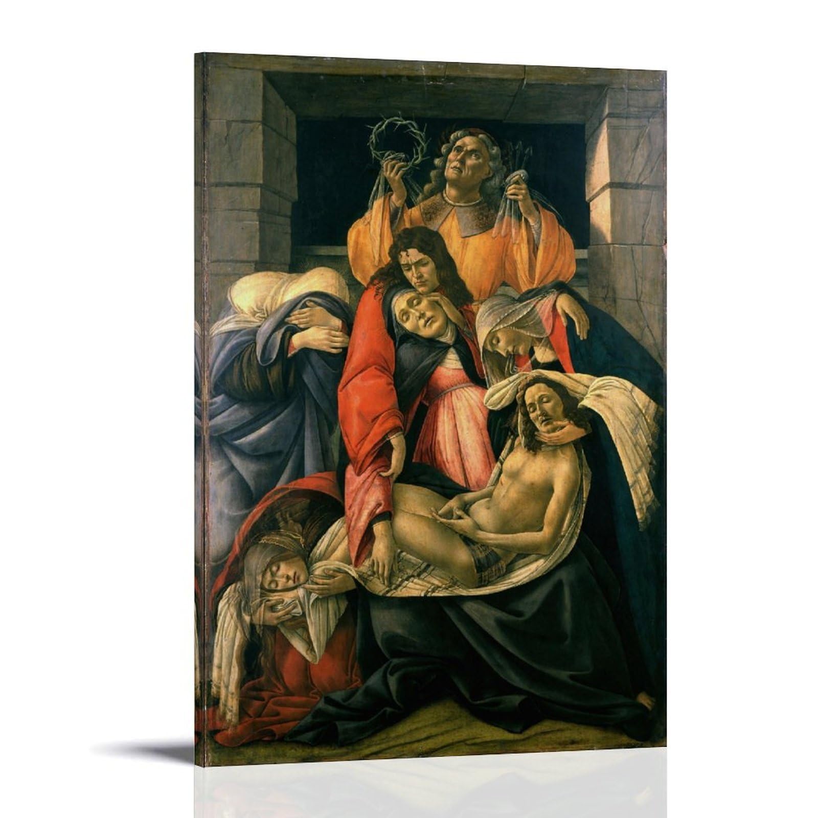 Sandro Botticelli's Painting Art Poster Lienzo Impresión artística 24 x 36 pulgadas