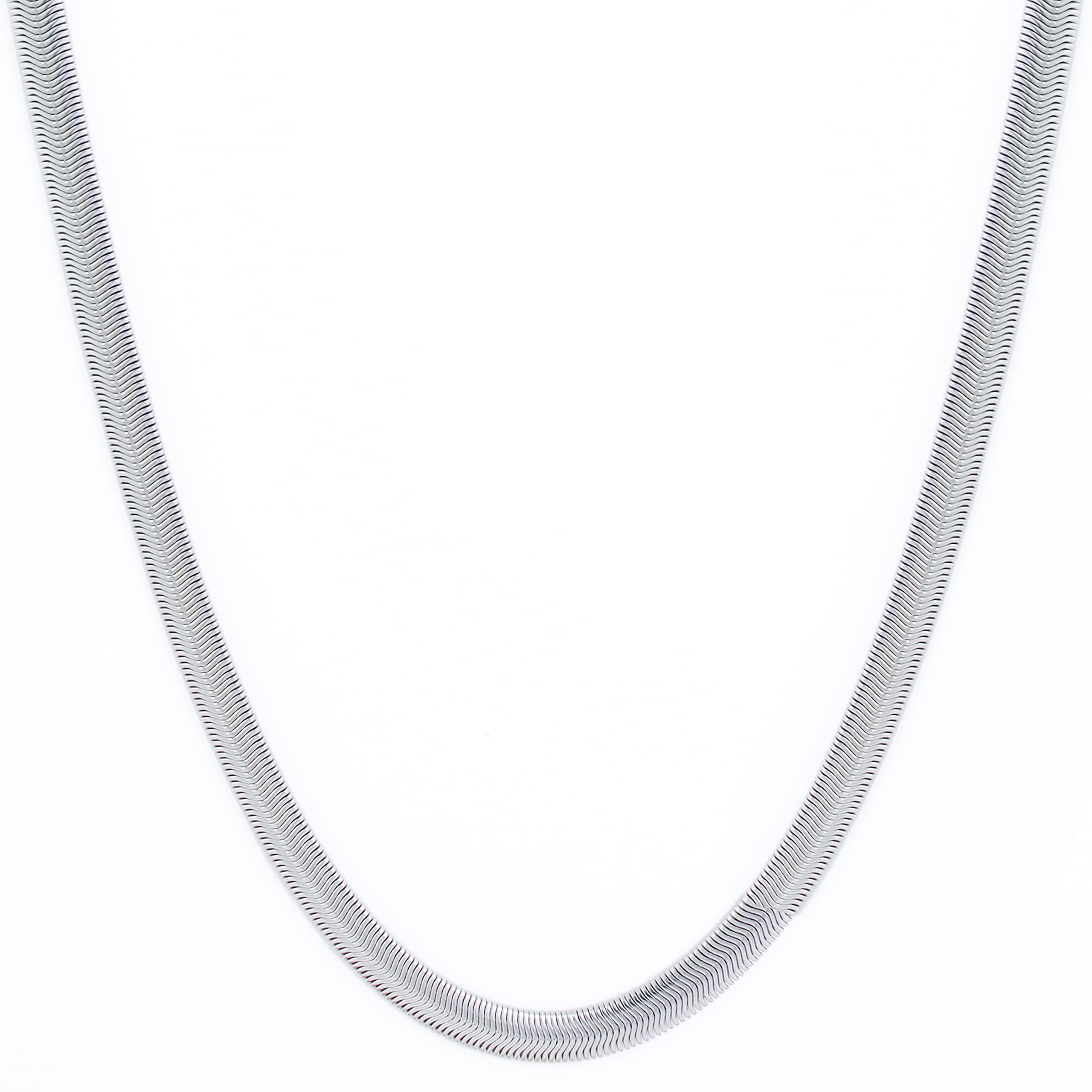 Fashion Frill Silver Chain For Men Boys Stainless Steel Silver Plated Necklace Silver Chain For Men Boys Stylish Mens Jewellery Latest Silver Chain Anniversary Gift (B09ZQNW2QR) Amazon Price History, Amazon Price Tracker