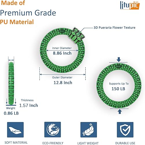Miniatura 7 de Aros deportivos hinchables, herramienta de entrenamiento de coordinación de ojos y manos, equipo deportivo, herramienta de entrenamiento de Amarillo