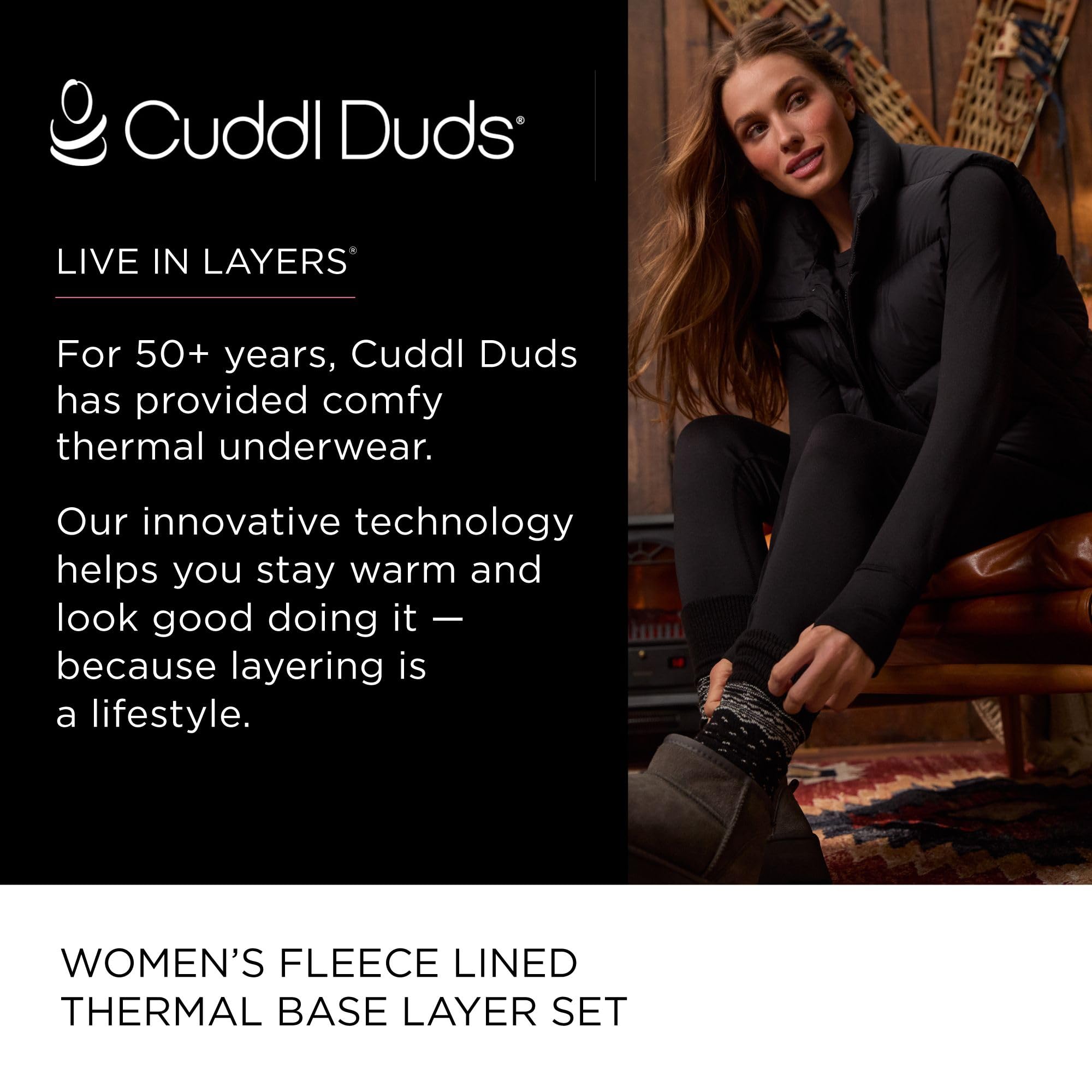 Cuddl Duds Damen Modern/Fitted Baselayer
