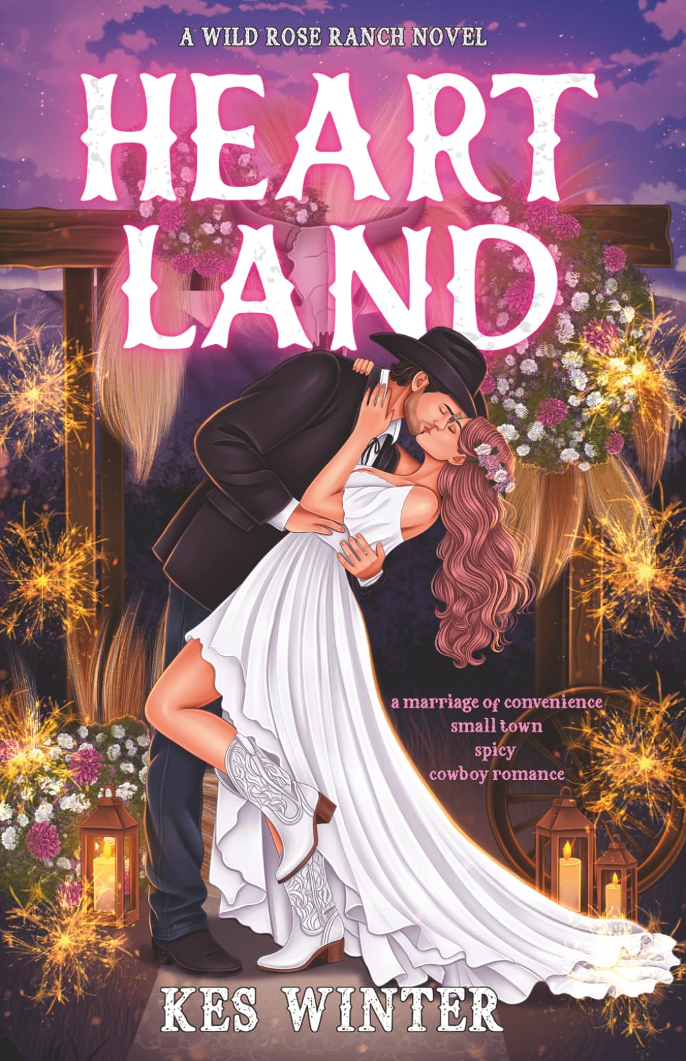Heartland: A Marriage of Convenience Small Town Spicy Cowboy Romance (Wild Rose Ranch)