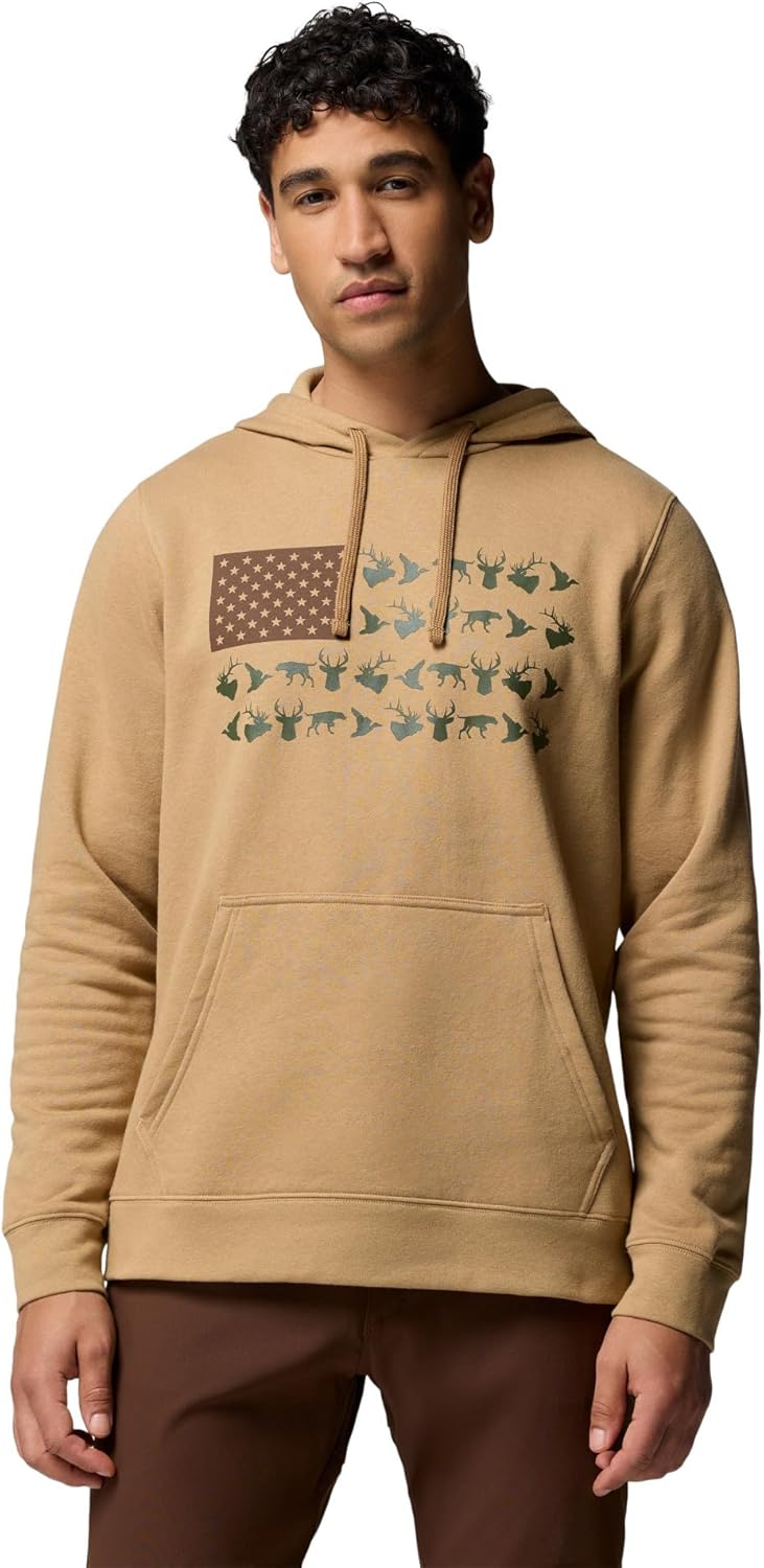 Columbia mens Phg Game Flag II Hoodie