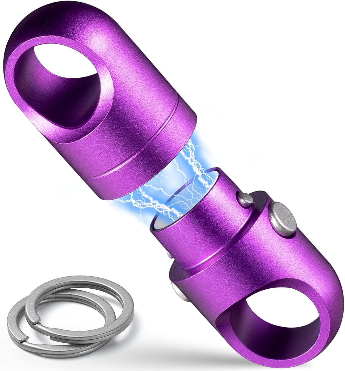 FEGVE Magnetic Quick Release Keychain – One-Hand Detachable Magnet Connector with Secure Lock for Valet & EDC Use