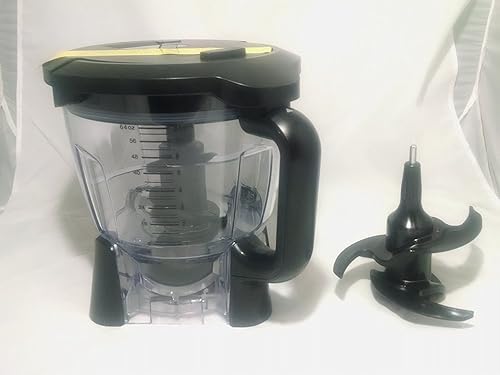 Ninja Blender - Kit de accesorios para tazón de procesador de alimentos de 64 onzas, Duo & Auto IQ BL 640, BL641, BL642, BL680 y BL682
