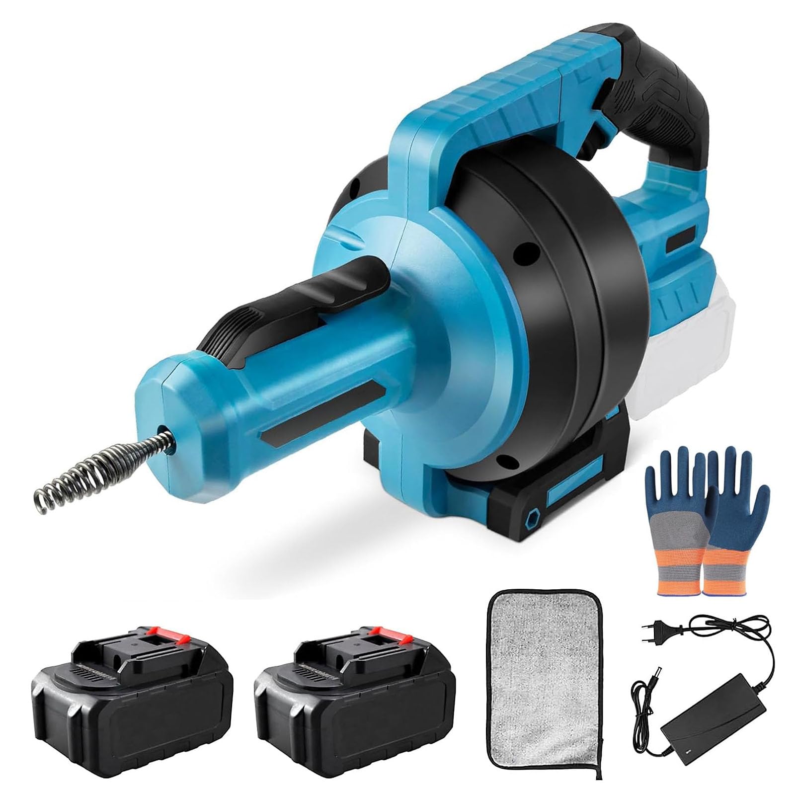 Rohrreinigungsspirale Rohrspirale mit Bohraufsatz Abfluss (Neu (gemäss Rohrreinigungsspirale Rohrspirale mit Bohraufsatz Abfluss (Neu (gemäss