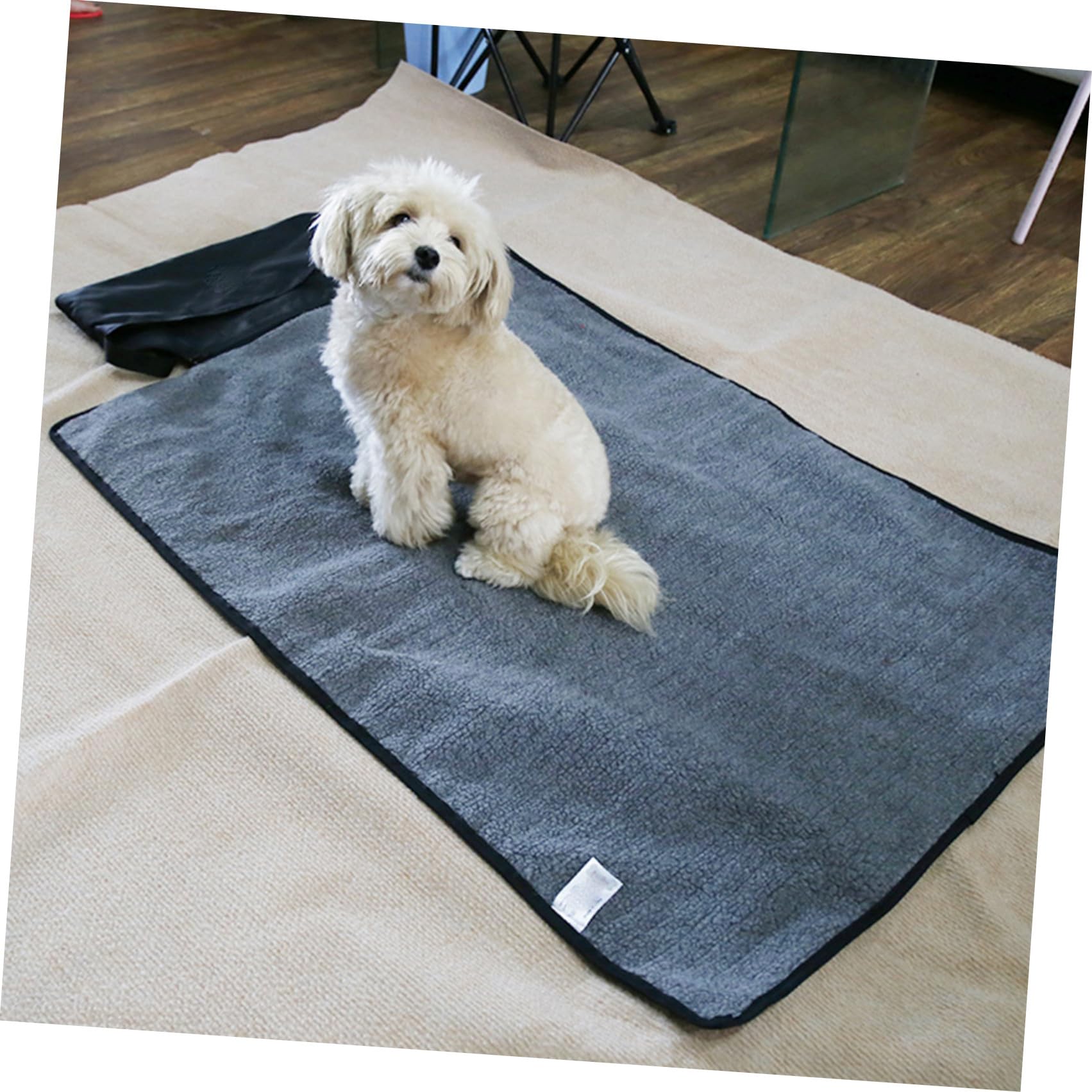 Manta Plegable para Mascotas y Térmica, Manta Portátil Multiusos, Tela Oxford y Lana de Cordero, Tamaño Mediano, para Exteriores y Viaje, Adecuado para Perros y Gatos