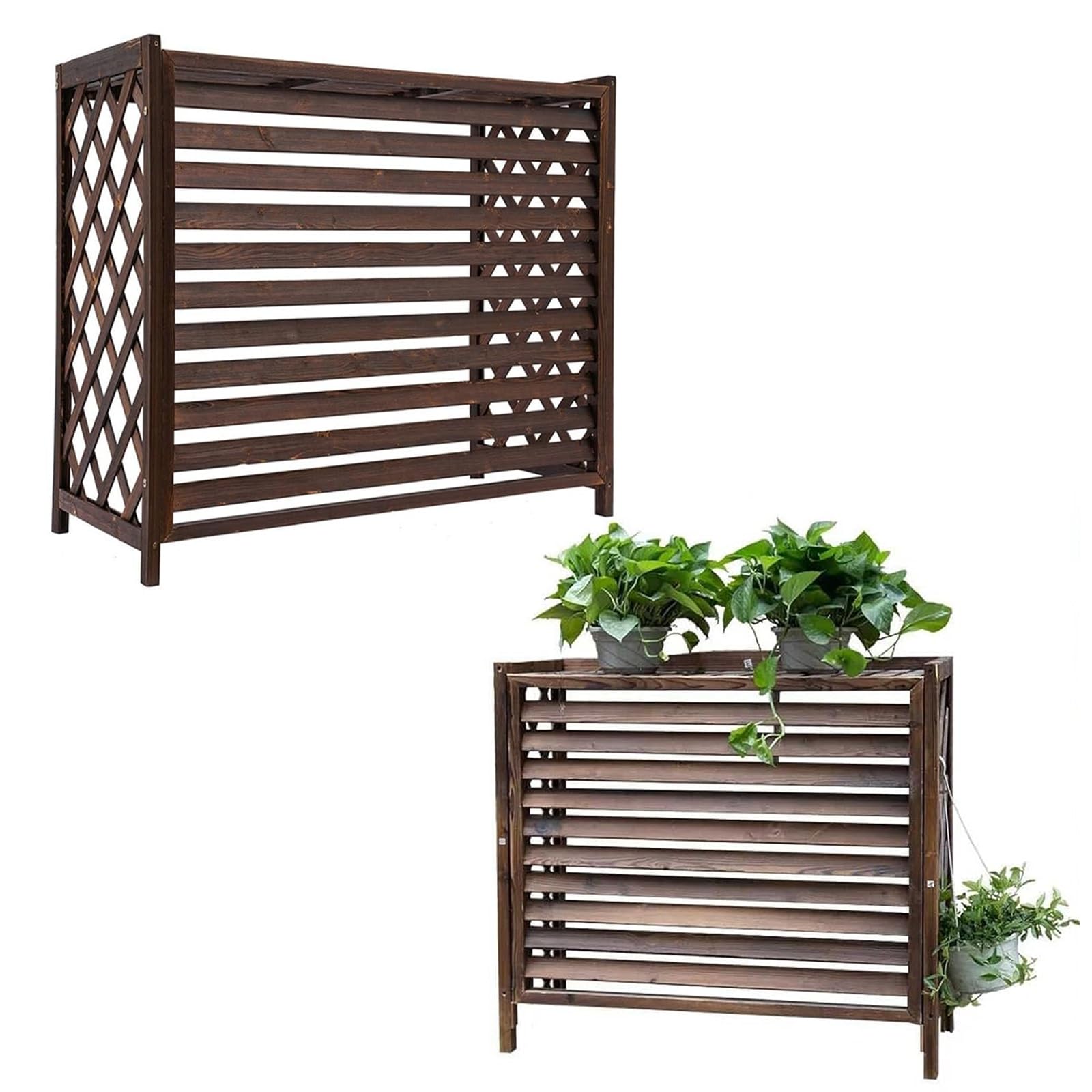 Lmvyuvlf One Color 81X30x72cm,96X40x89cm,105X47x80cm,115X54x95cm, Air Conditioning Covers, Ac Covers Solid, Air Conditioner Fence Screen, For Outside Fence Cover(96X40x89cm/37.7X15.7x35in)