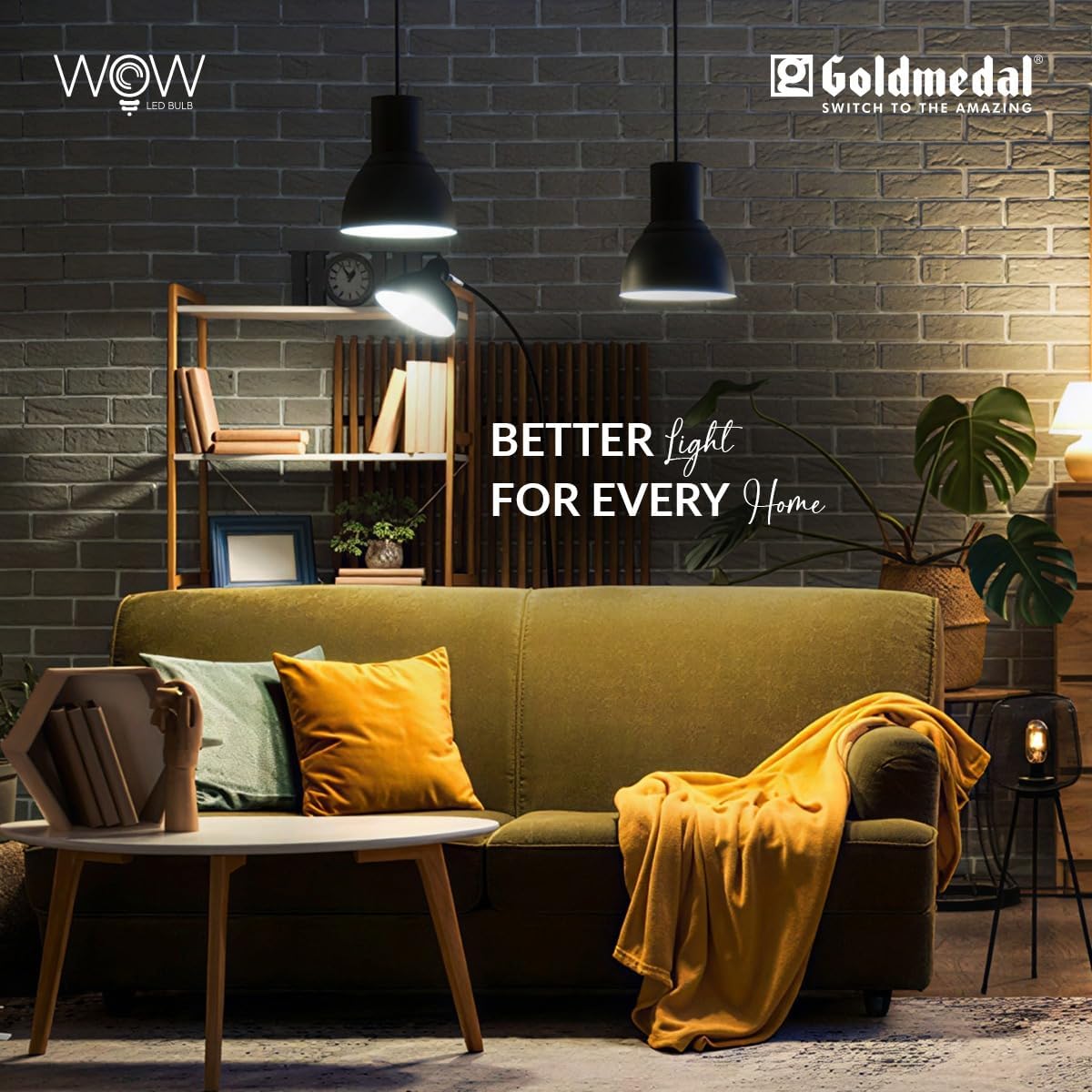 Goldmedal Wow 15W B22 LED Bulb (Cool Daylight) - Pack of 4