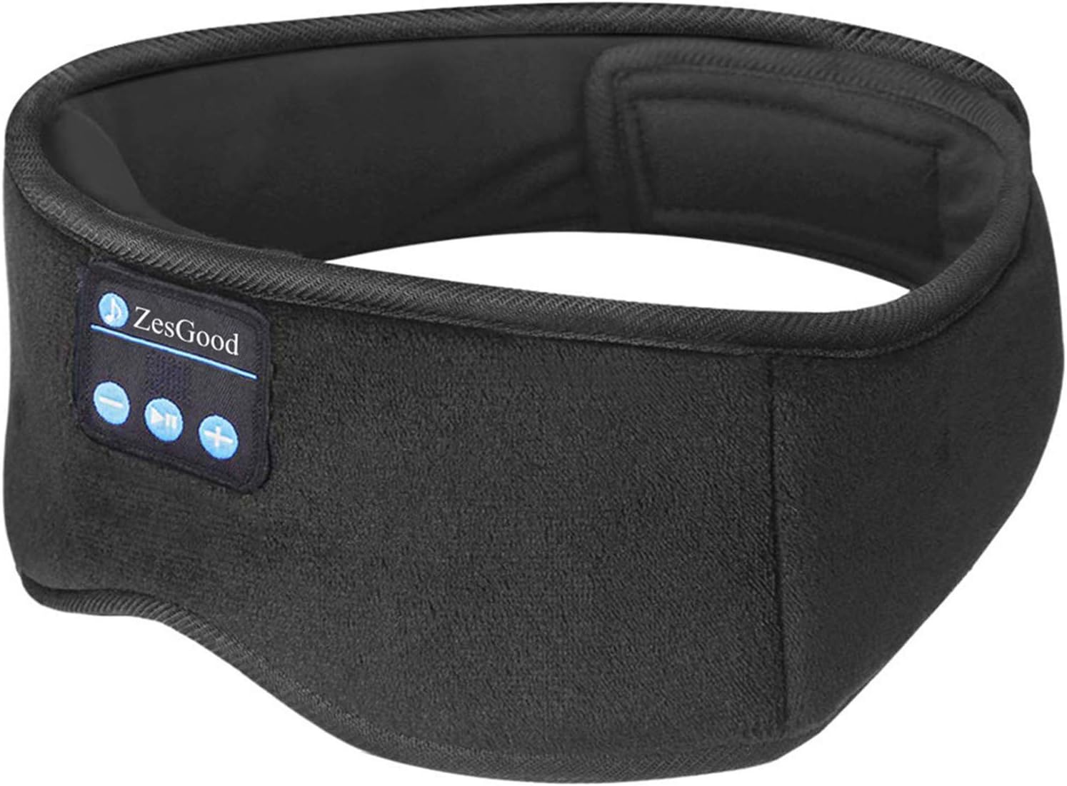 Sleep Headphones Bluetooth Eye Mask,ZesGood 3D Bluetooth 5.0 Wireless Sleep Mask,Washable Adjustable Travel Music Handsfree Sleeping Headset with Built-in HD Speaker and Micro for Side Sleepers