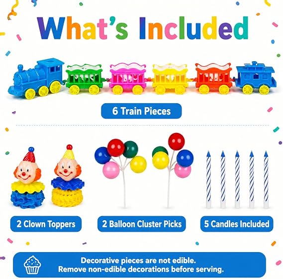 Oasis Supply Circus Train Cake Decorating Kit, 1 Set