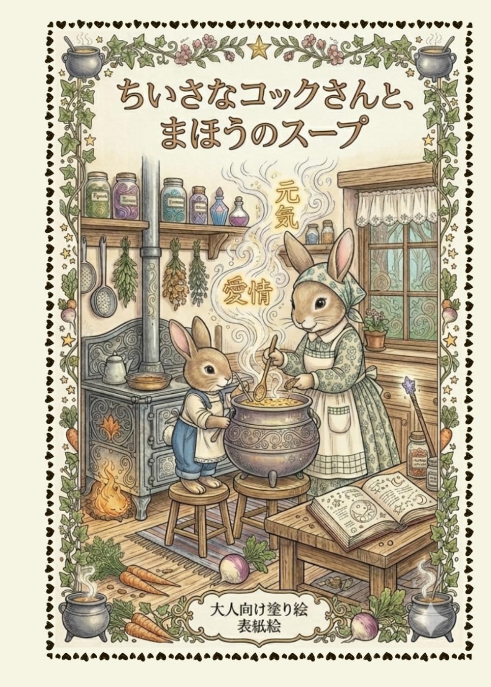 ちいさなコックさんと、魔法のスープ 　大人の塗り絵本