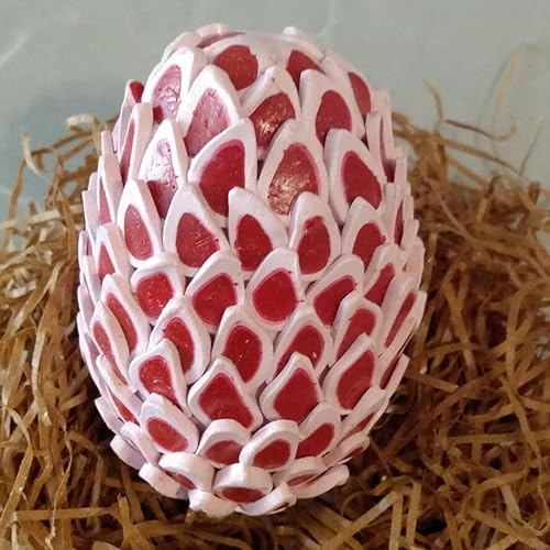 Miniatura 6 de ZOENHOU 40 huevos de Pascua de madera de 2.4 x 1.8 pulgadas para pintar, huevos de Pascua de madera sin terminar de calidad, huevos de madera sin