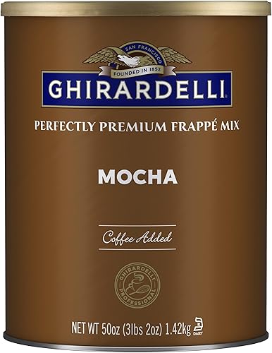 Ghirardelli Mocha Frappe, Powder, 3.12 lb