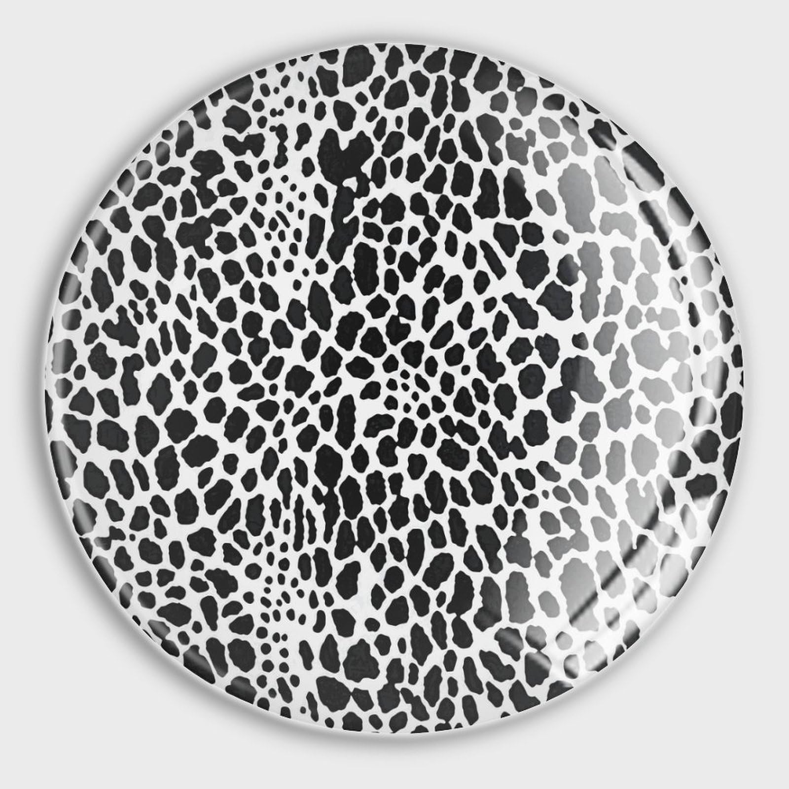 Aimants de réfrigérateur chinois en verre léopard noir pour fixer vos mémos sans glisser