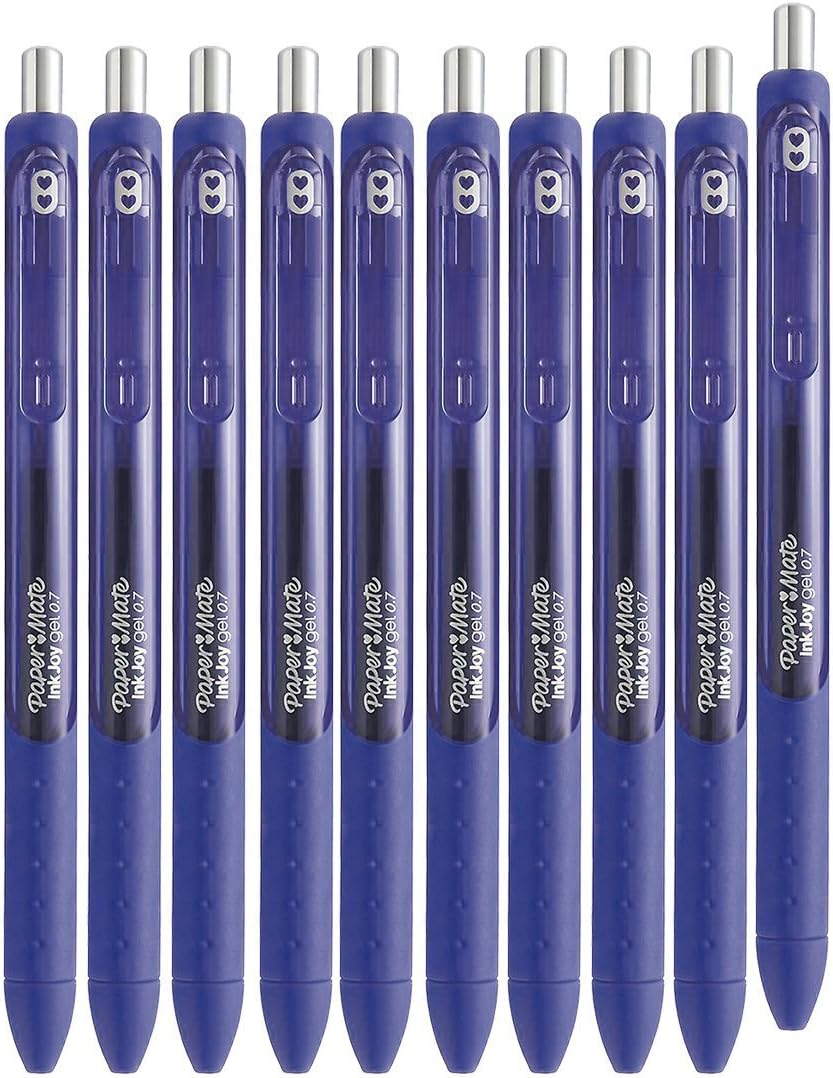 InkJoy Retractable Gel Pen, 0.7mm, Medium Point, 10-Count (Purple)