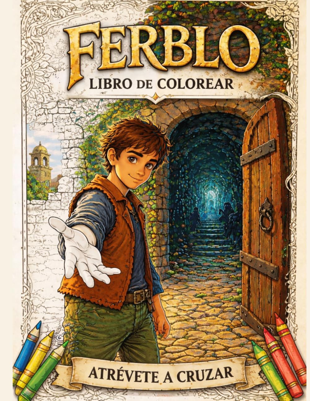 Ferblo: Libro para colorear: Aventuras, misterio y creatividad para niños y niñas de 8 a 110 años…