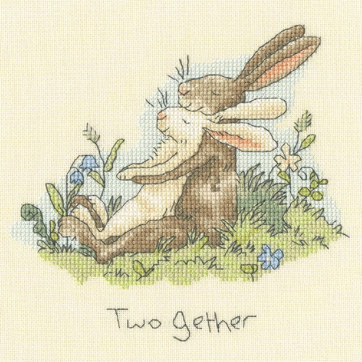Bothy Threads Counted Cross Stitch Kit - TwoGether