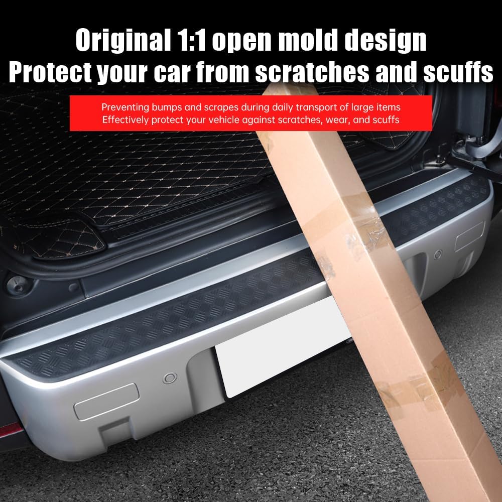 Rear Bumper Protector Panel for 2020-2025 2026 Land Rover Defender 90/110/130 External Protective Panel External Bumper Upgrade Scratch-Resistant Kit Body Trim Modifications Accessories & Parts