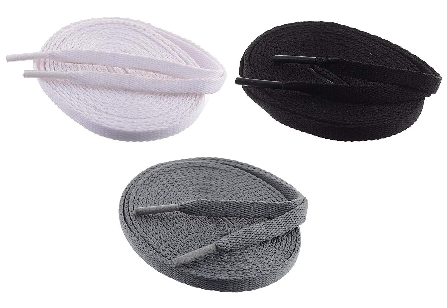 Stupefying 3 Pair Different Color Shoe Lace For Sports & Casual(120Cm)