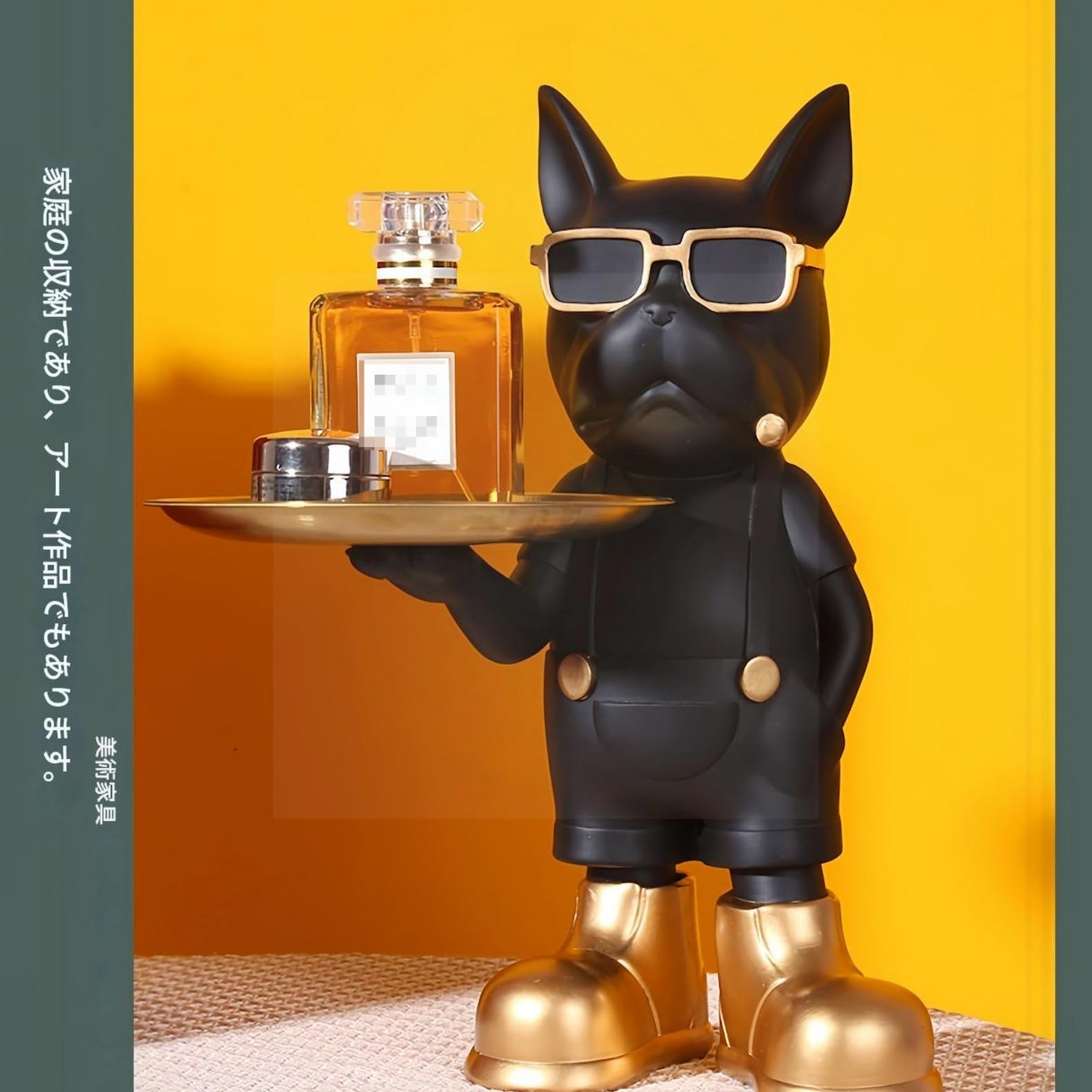 フレンチブルドッグ 小物入れ トレー 置物 Amazon.co.jp: フレンチブルドッグ 置物トレイ 樹脂＆金属製 小物収納