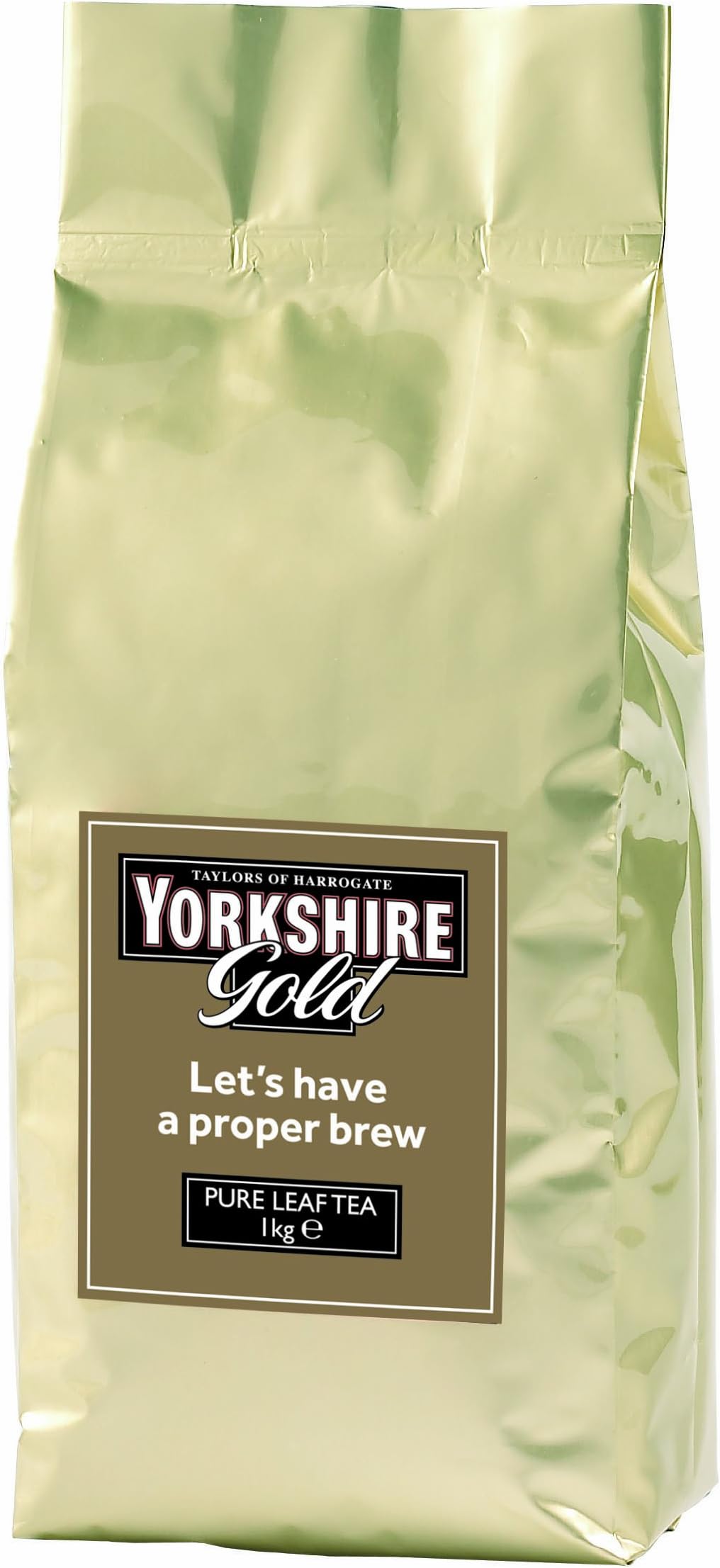 Gold, Loose Leaf Tea, Black Tea, 1 Kilo Bag | 2.2lb (Pack of 1), Premium Blend, Rich, Smooth, and Satisfying, Classic British Breakfast Blend, Caffeinated, Enjoy Hot or Iced