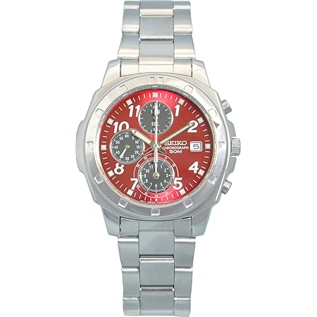 Amazon セイコーimport Seiko 腕時計 逆輸入 海外モデル レッド Snd495p メンズ 並行輸入品 腕時計 ファッション 通販
