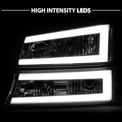 Miniatura 7 de AmeriLite - Juego de faros de camioneta con parachoques