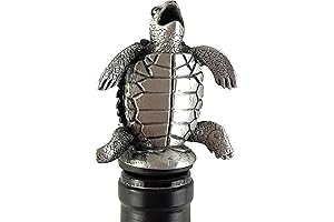 Chirping Bird Metal Pourer Spout, Perfect Sea Turtle Wine Pourer