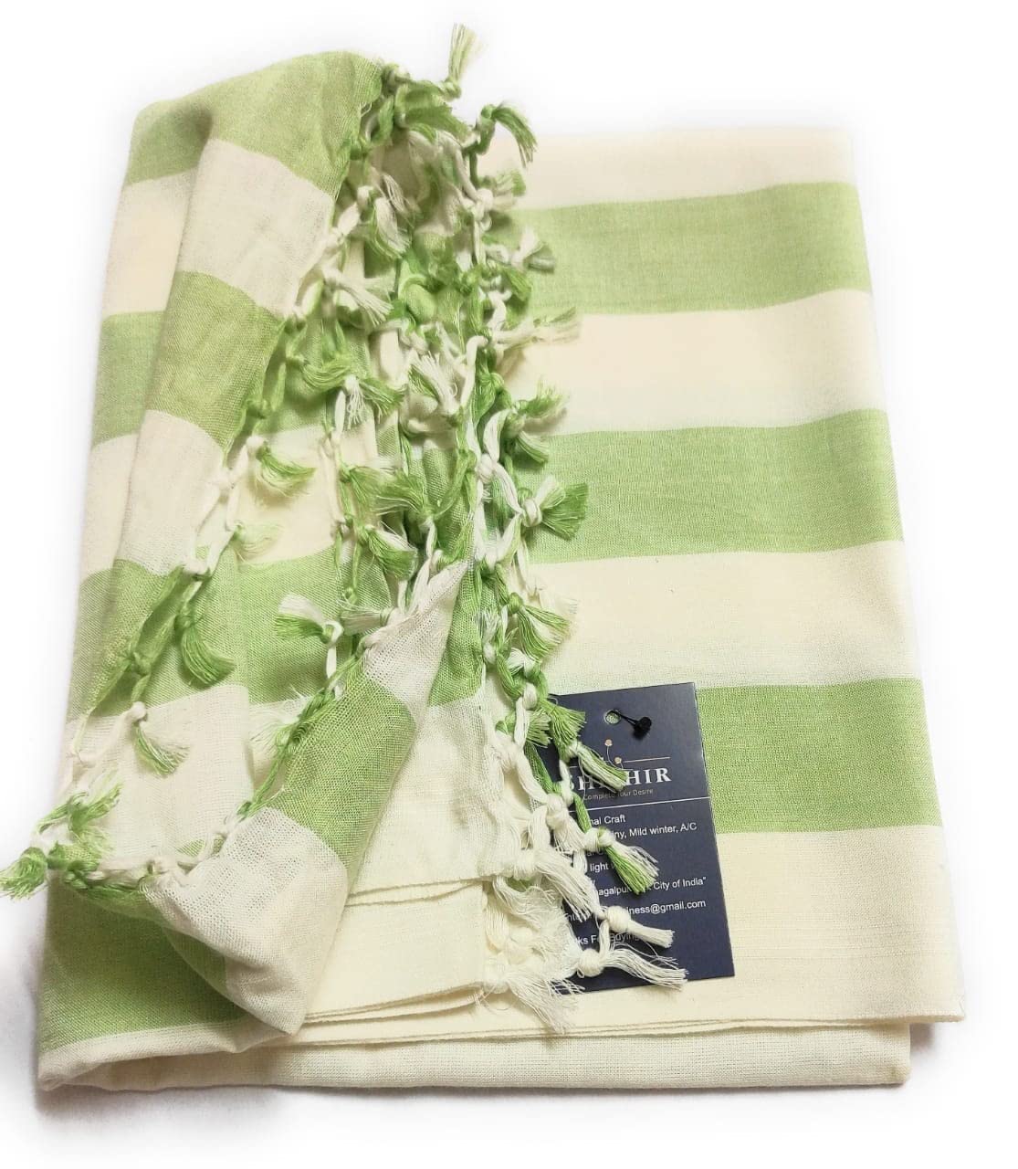 SHISHIR Handloom Bhagalpuri Cotton Chadar-250 TC Premium (Size Single)-picture-20