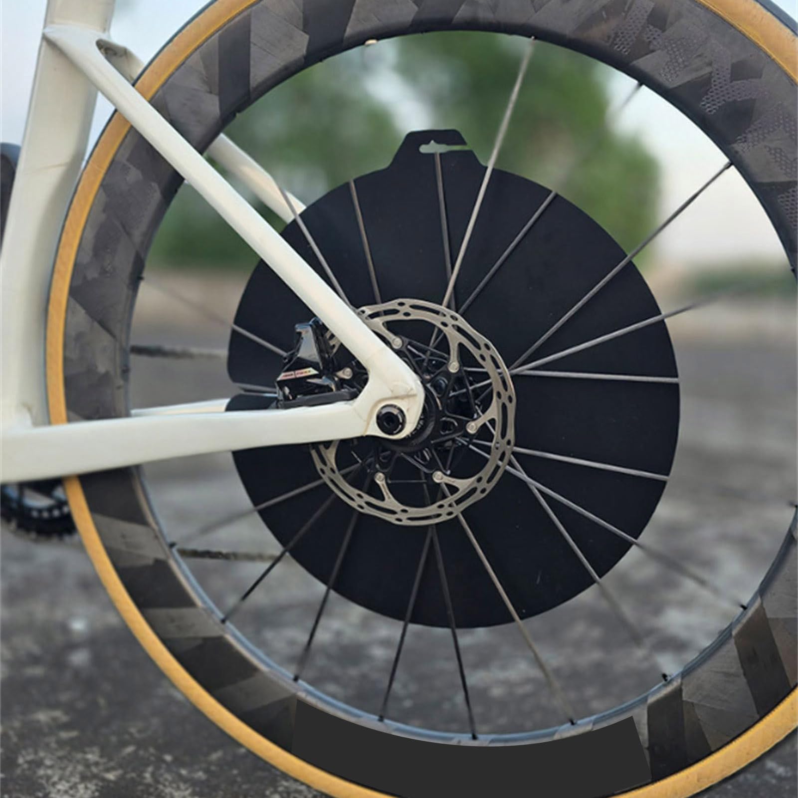 Housses De Protection Freins à Disque Vélo - Lavage VTT, Durable En PVC, Diamètre Environ 40 Cm