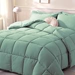 DOWNCOOL Comforter Queen Size-White All Season Duvet Insert -Lightweight Quilt-Down Alternative Hotel Comforter with Corner Tabs (White, Queen 88x92 Inches)