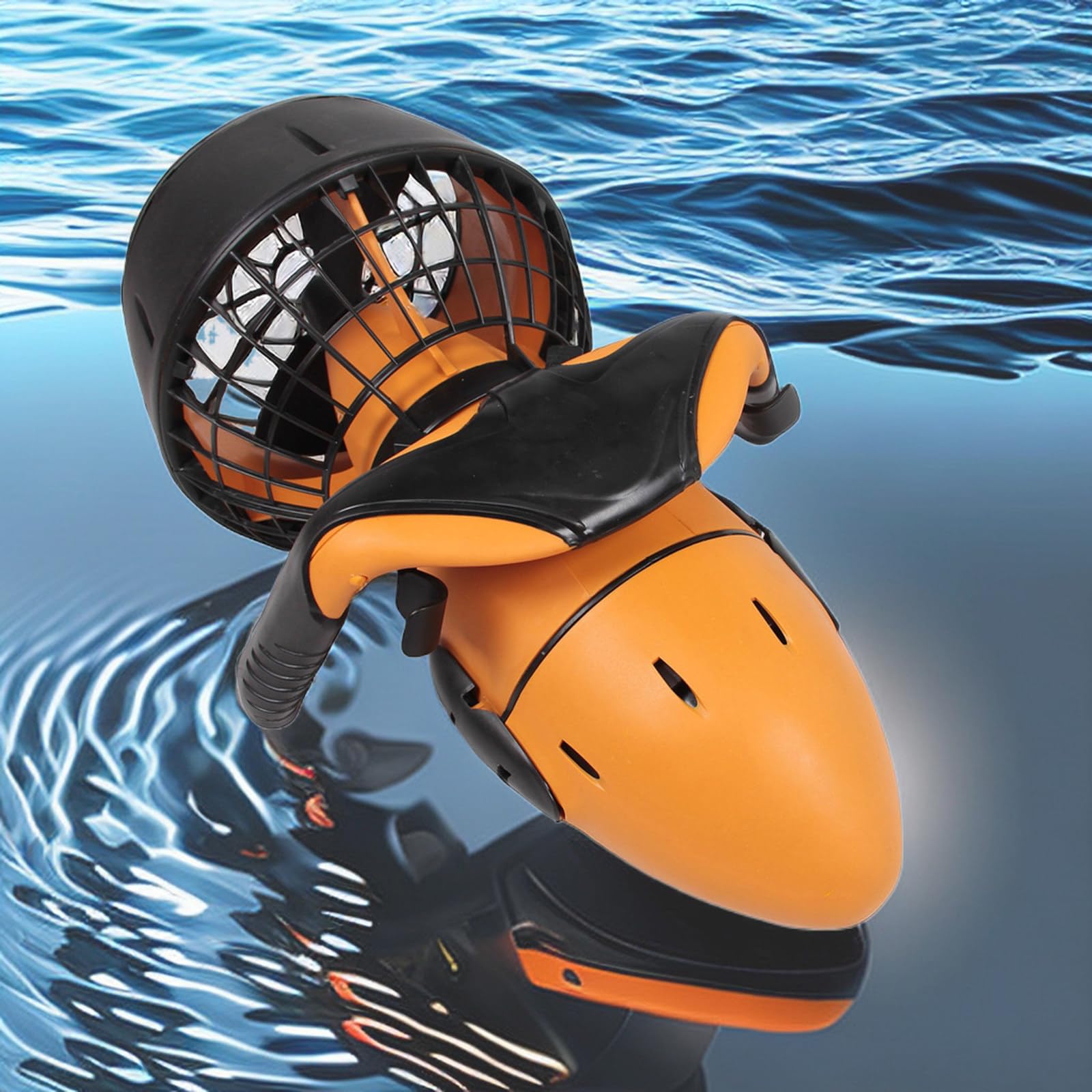 Seascooter Submarino de 300W/500W con versión de batería de Litio, Rendimiento confiable para Aventuras acuáticas, Buceo y Snorkel,500W