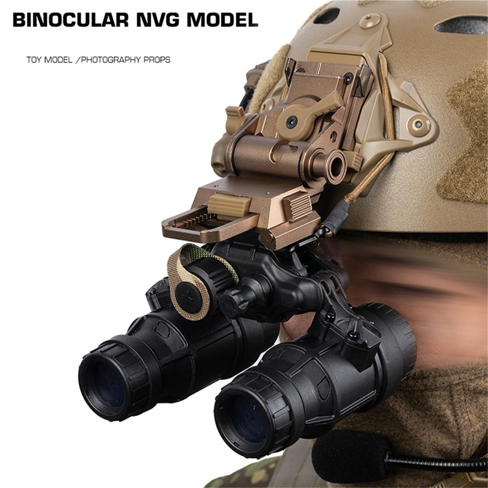 Taktischer Helm Nachtsicht Dummy Modell, Nicht Funktionales NVG Binokular
