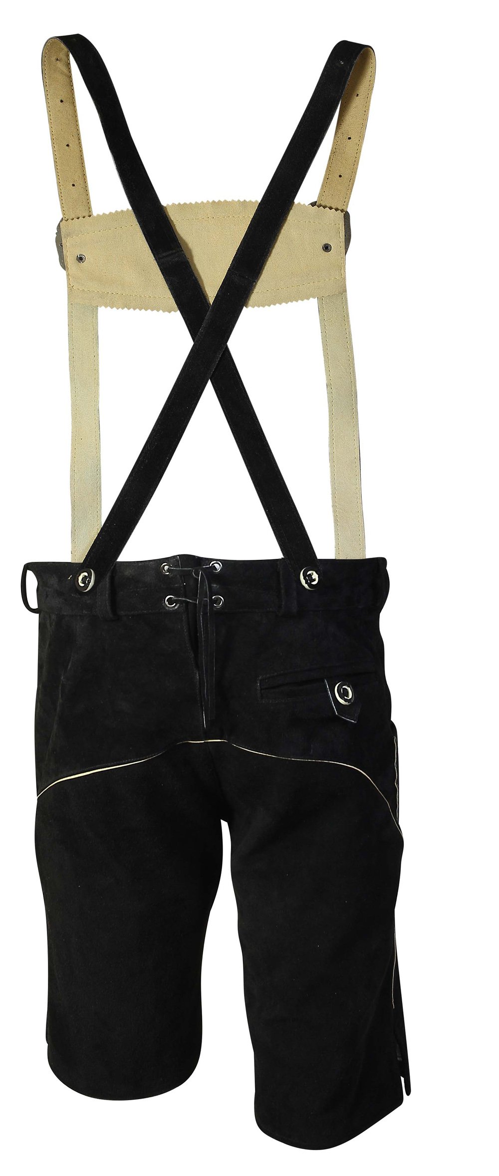Herren Trachten Set Lederhose mit Trägern + Trachten Hemd Bayerische Oktoberfest (Hose + Hemd) SKB02