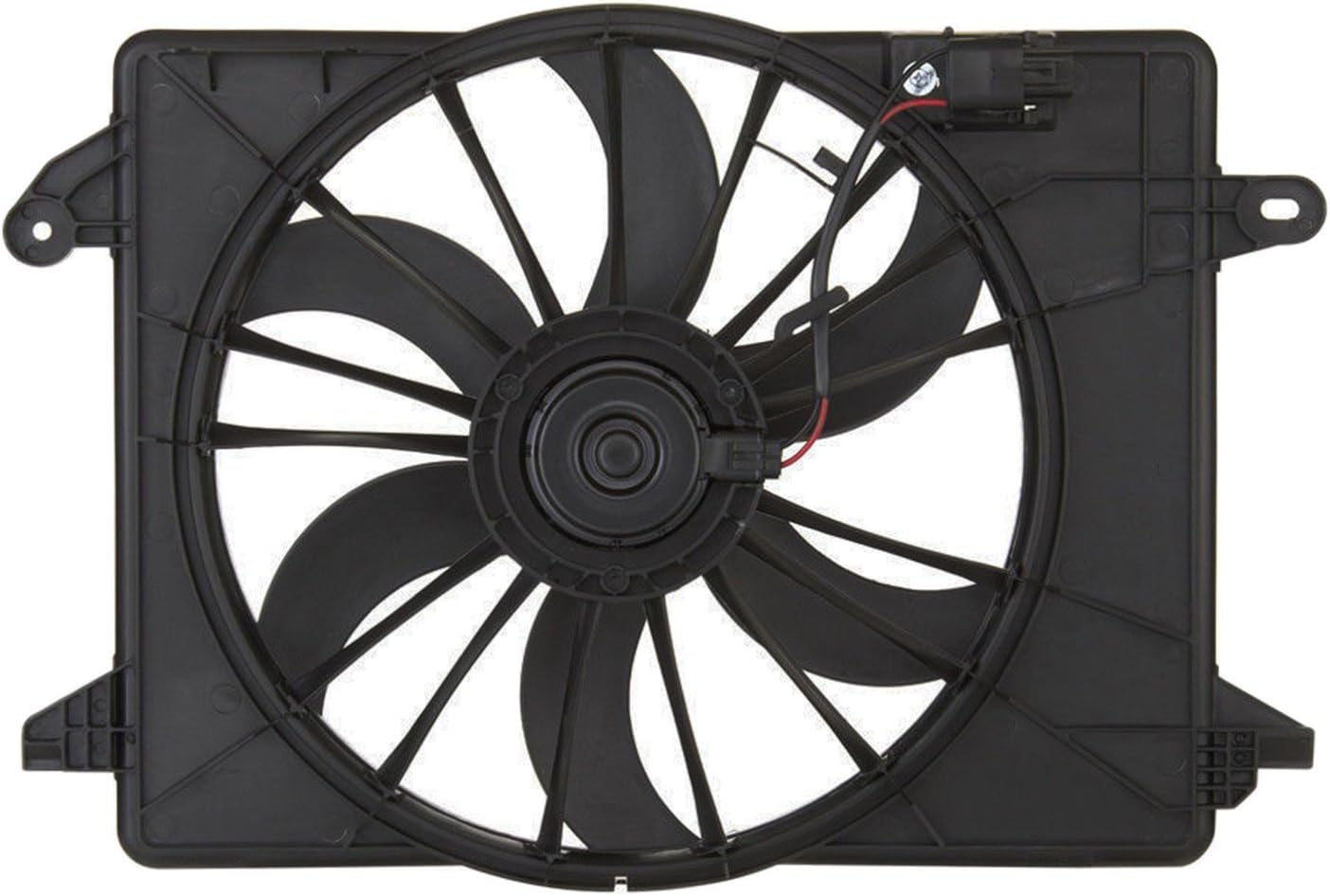 Sunbelt Engine Cooling Fan Assembly Compatible with Chrysler, Dodge 300, Challenger, Charger 2009-2023 2.7L, 6.4L, 3.6L, 3.5L, 6.1L, 5.7L CH3115169 OE# 68050129AA