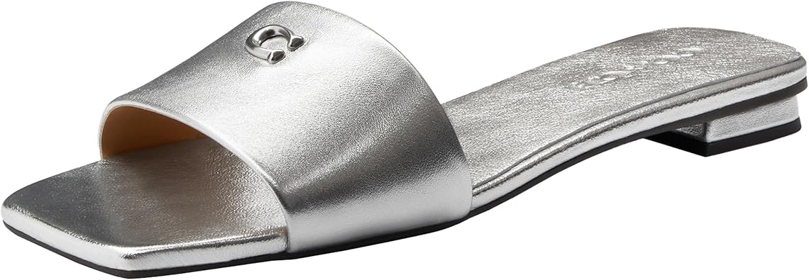 COACH Womens Sculpted C Flat Sandal