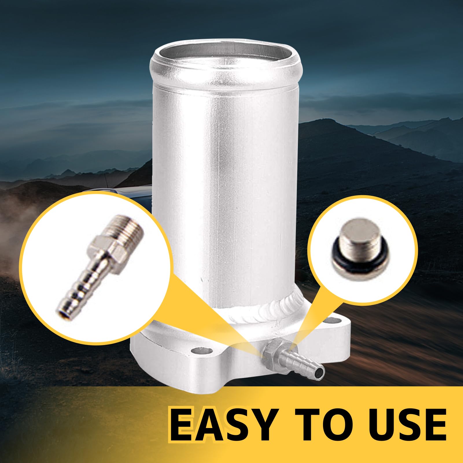 Kit anulare Egr 1.9 tdi 130/160 HP Diesel, soppressore Egr, tubo di sostituzione valvola egr, kit tubo di sostituzione valvola in alluminio applicabile ai veicoli diesel