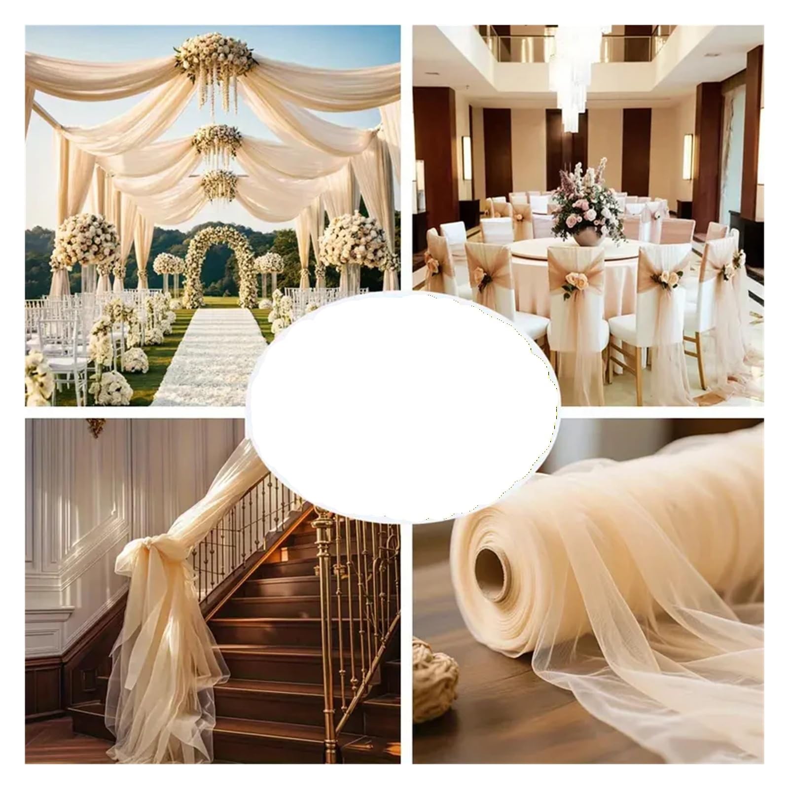 Panneaux De Rideaux De Plafond Rideaux de Plafond en Tissu Transparent for Arc Mariage, Rideau d'arrière-Plan Tulle for cérémonie, décoration Tente Douche mariée(Light Pink,160x1000cm)
