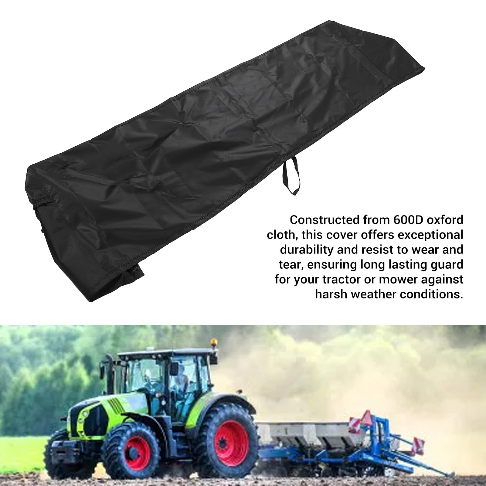 Tractor Mower Cover Protector for Garden Tractor Applicable Scene Lawn, Constructed from 600D Oxford Fabric