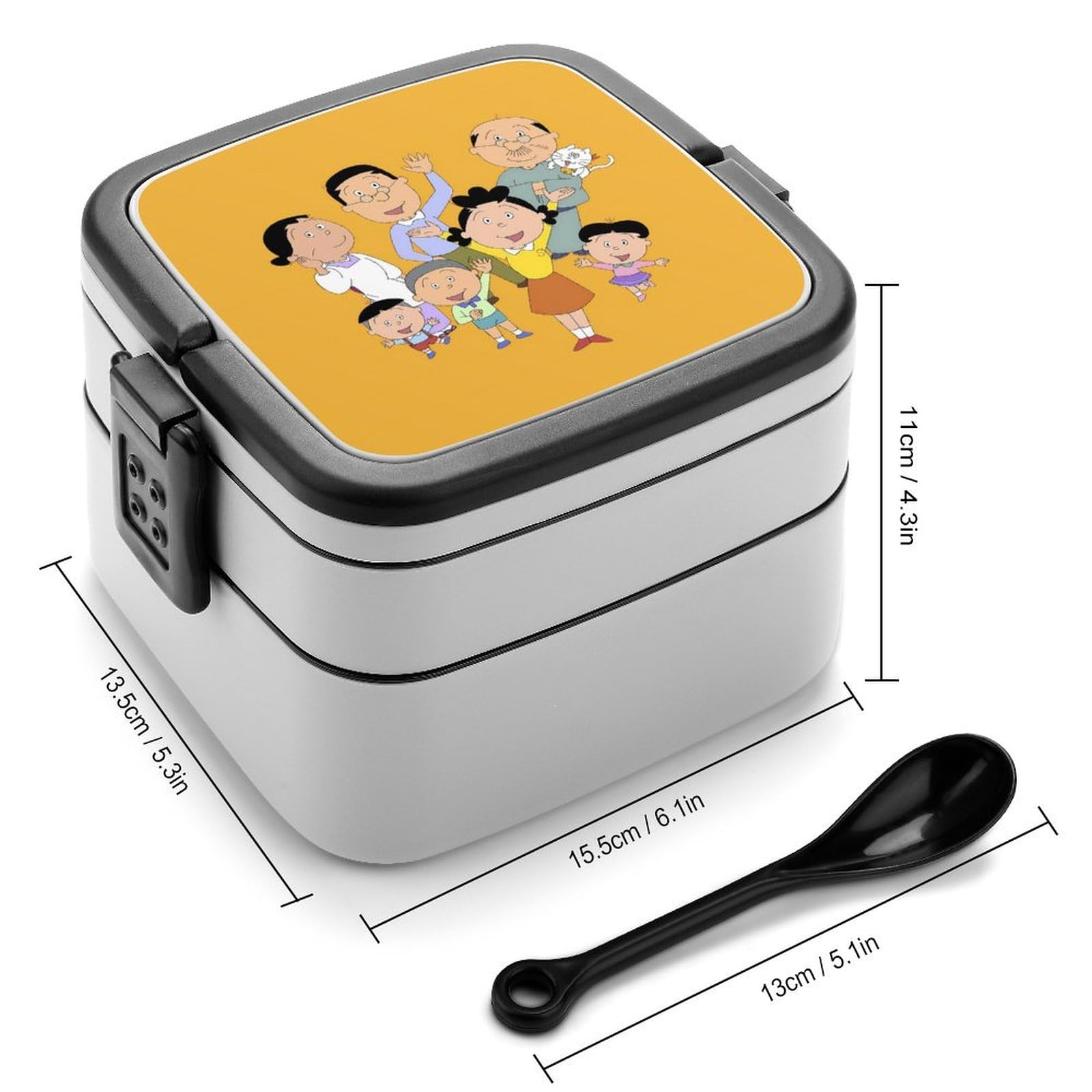 サザエさんお弁当箱セット Amazon | サザエさん 弁当箱 ランチボックス 二段 抗菌 お弁当箱