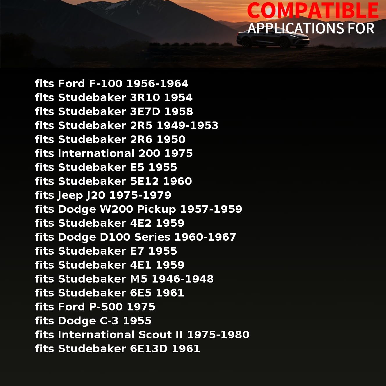 Automatic Transmission Seal Rear fits Ford F-250,F-350 1953 1954 1955 1956 1957 1958 1959 1960 1961-1975 fits Jeep Cherokee 1974-1979 fits Dodge A100,A108 Van 1964-1968 1 Pcs