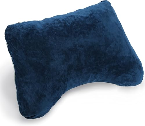 Vista 52 de REDCAMP Almohada pequeña de camping ligera y comprimible, 2 almohadas de viaje de franela con funda de almohada extraíble Paquete de 2 unidades más