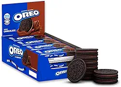Biscoito recheado Oreo Chocolate display com 8 unidades de 36g
