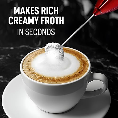 Miniatura 3 de Zulay Executive Series Ultra Premium - Espumador de leche de regalo para café con acabado de lujo, espumador de café de mano para latte, espumador