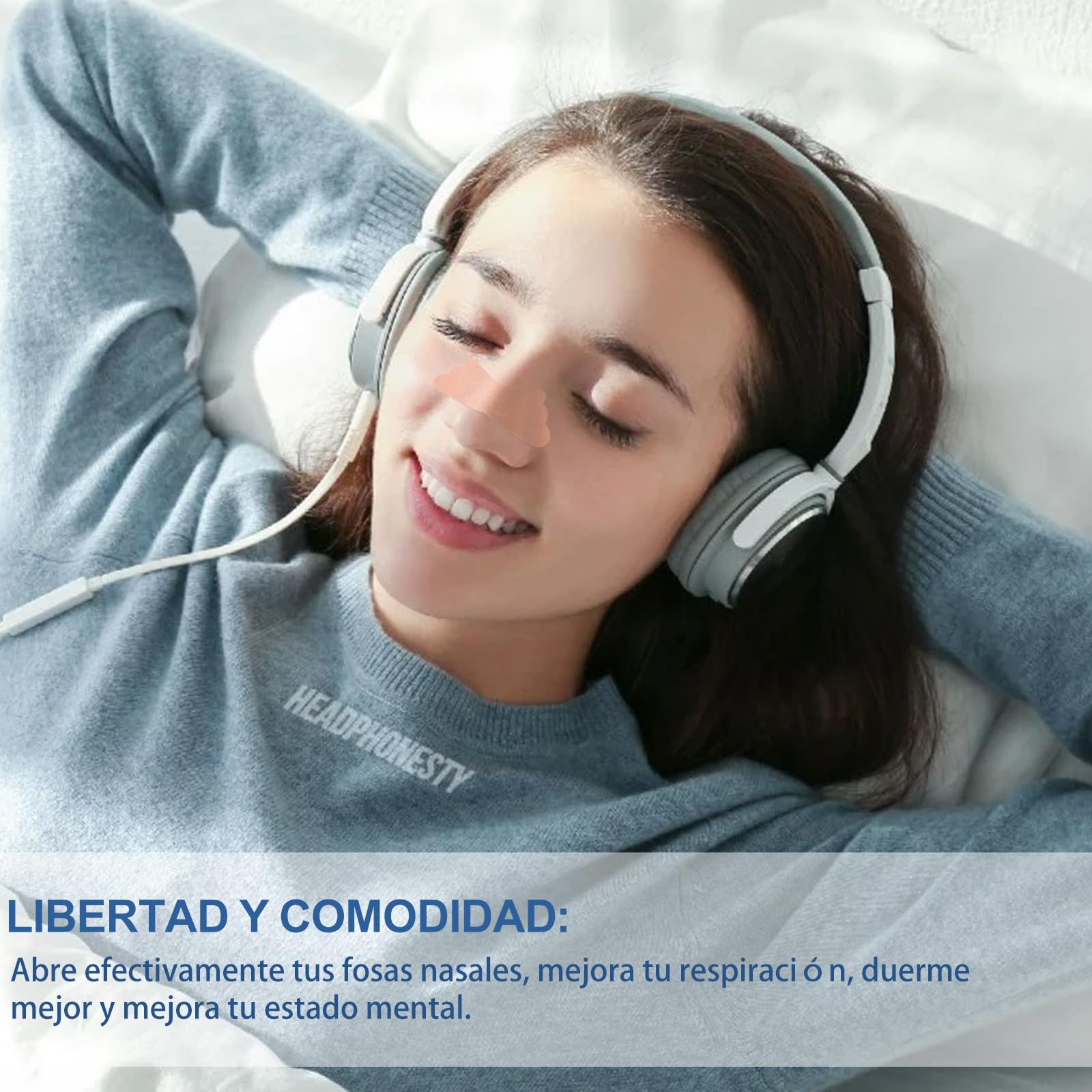 100 Piezas Tiras Nasales Antironquidos para Roncar y Respirar, Tiras para la Nariz para Deportes y Sueño, Ayuda a Dejar de Roncar y Alivio de la Congestión Nasal, Anti Ronquidos (Marrón Claro)
