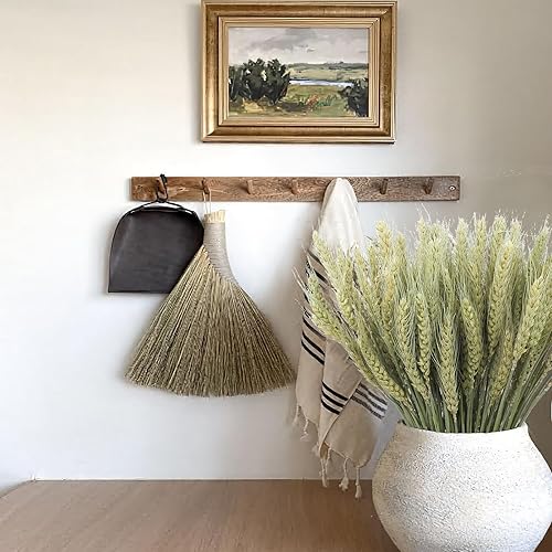 Miniatura 3 de Paquete de 100 tallos de trigo seco, tallos de trigo seco natural, tallos de trigo, hierba de trigo, arreglo de flores secas para bodas, fiestas,