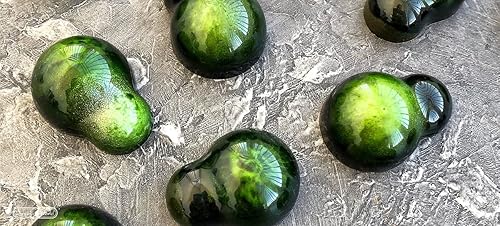 Miniatura 4 de 1921 Andrey Dubovik - Molde de policarbonato para caramelo con 21 cavidades de iglú de 1.437 in x 1.083 in x 0.650 in de alto