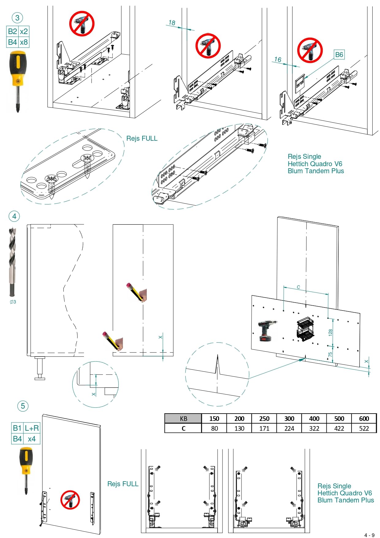 Schrankauszug Küche mit Bodenscheine Softclose [300mm] | Auszug Küchenschrank - 1 Etage | Unterschrankauszug Chrome | Vollauszug Bodenmontage | Küchenschrank Organizer Ausziehbar