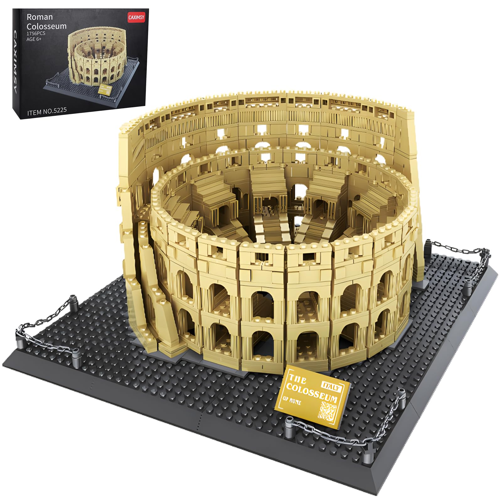 Amazon.com: CAXIMSY Roman Colosseum Architecture Model